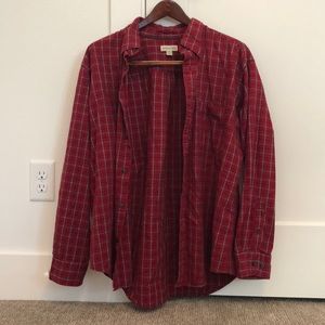 Thrifted red flannel